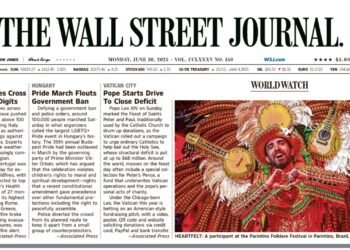 Festival de Parintins ganha destaque internacional com imagem do Amo do Boi Garantido no The Wall Street Journal