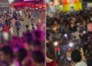 Blitz da PM surpreende frequentadores de "adega" em Manaus