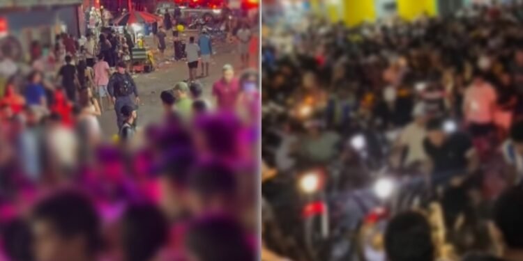 Blitz da PM surpreende frequentadores de "adega" em Manaus