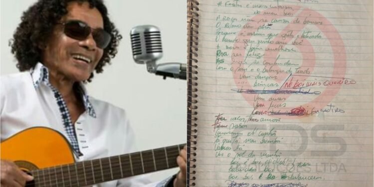 Chico da Silva revela manuscritos originais de toadas nas redes sociais