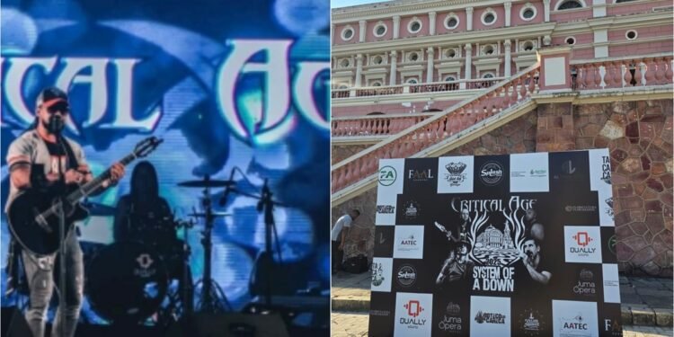 Critical Age grava show especial com repertório do System of a Down em Manaus