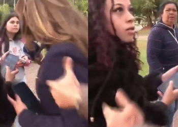 Empurrão - Jornalista