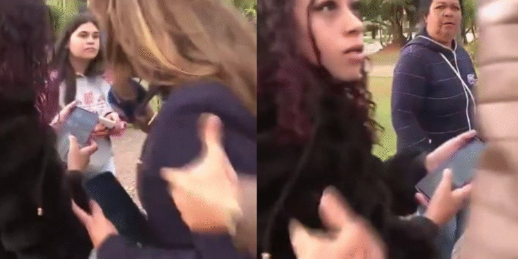 Empurrão - Jornalista