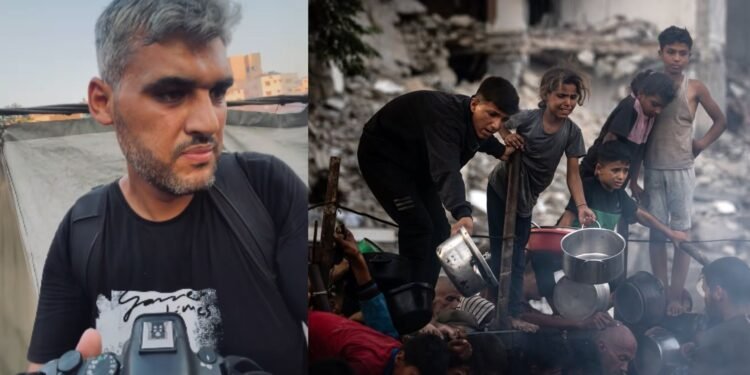 O fotógrafo Mahmoud Abu Hamda trabalha cobrindo a guerra (Fotos: Mahmoud Abu Hamda)