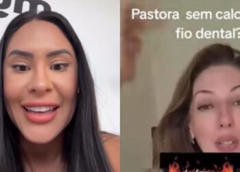 Isabelle Nogueira reagiu as declarações da internauta (Fotos: Reprodução/Instagram - @isabelle.nogueira e @gossipmanaux)