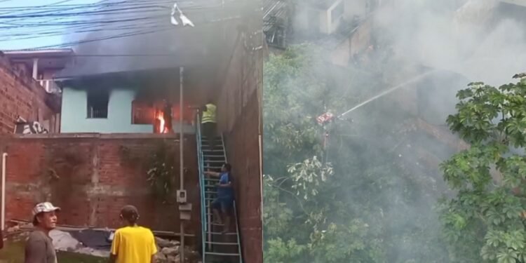 Mais um incêndio é registrado em Manaus, desta vez na Zona Leste