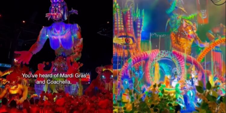 Alegorias divulgadas no vídeo do Instagrafite (Fotos: Reprodução/Instagram - @instagrafite)