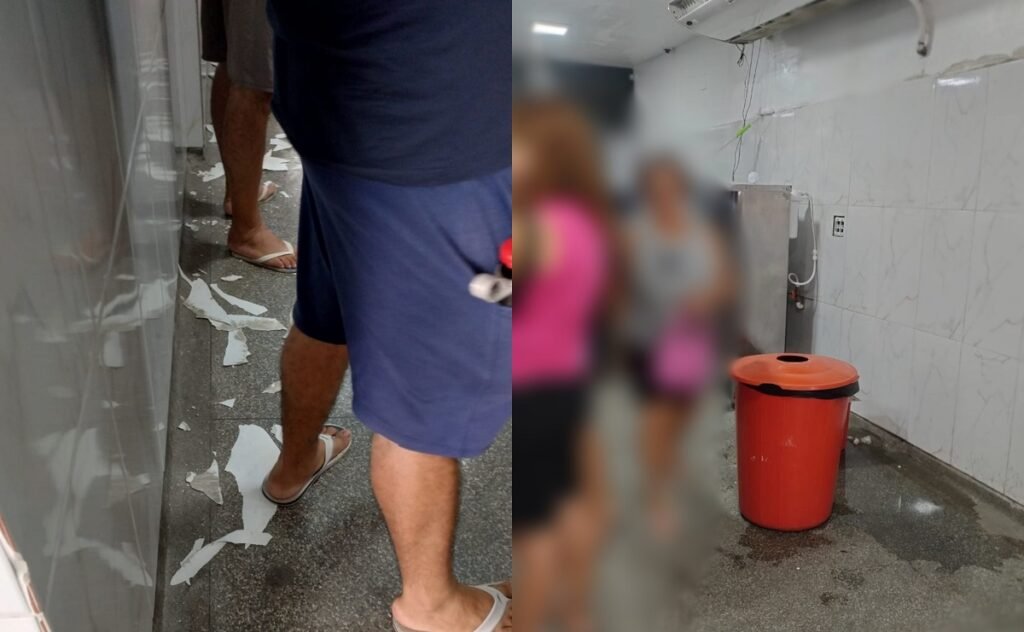 Pacientes enfrentam calor e poeira em SPA de Manaus durante obras