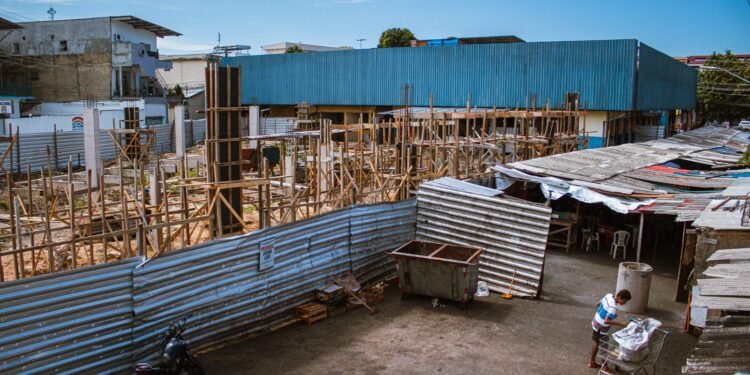 obra na feira da betânia