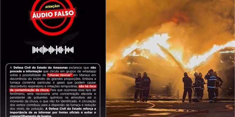 Áudio sobre "chuva tóxica" é falso alerta Defesa Civil