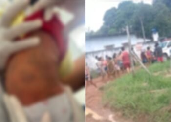 Idoso agride bebê e esposa e quase é linchado no Pará
