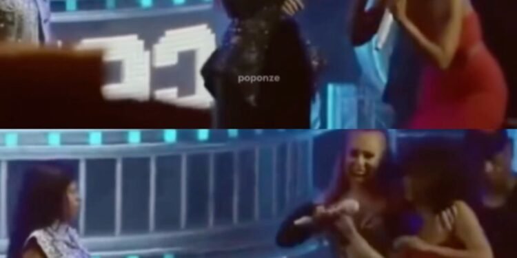 Joelma toma microfone da mão de fã