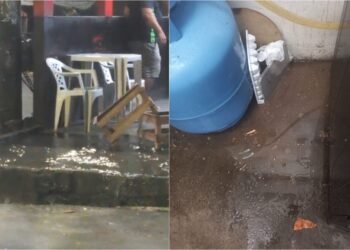 Moradora convive com esgoto transbordando dentro de casa e comércio no Nova Cidade