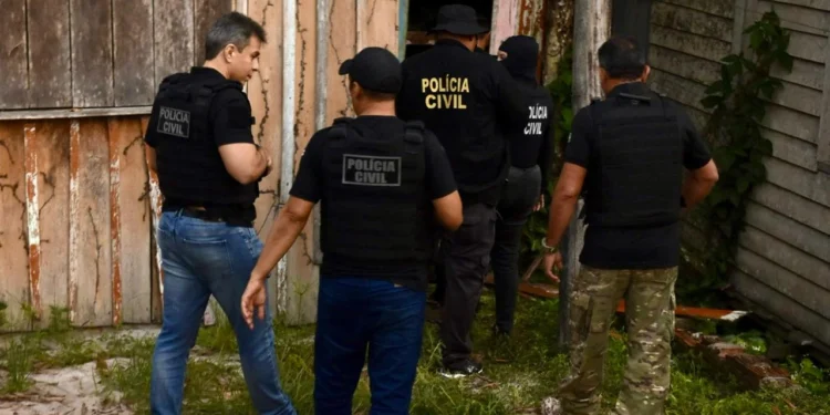 Operação Policial em Rio Preto da Eva (Foto: Erlon Rodrigues/PC-AM)