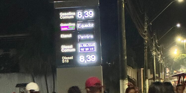 Gasolina chega a R$ 8,39 em Parintins - (Foto: Jéssica Lacerda/ Rios de Notícias)