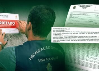 Visa Manaus é alvo de denúncia no CREA-AM (Arte: Abraão Torres)