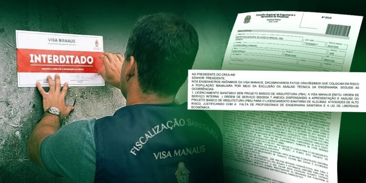 Visa Manaus é alvo de denúncia no CREA-AM (Arte: Abraão Torres)