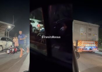 Acidentes foram registrados em vídeos divulgados na internet (Fotos: Reprodução/Trânsito Manaus e Gabriel Lopes/Rios de Notícias)