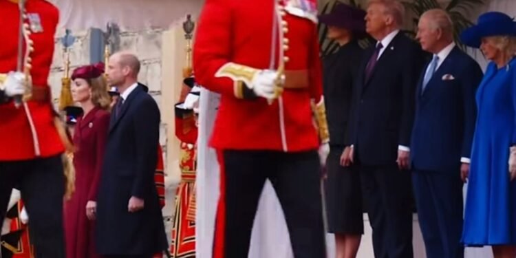 Charles III recebe Trump