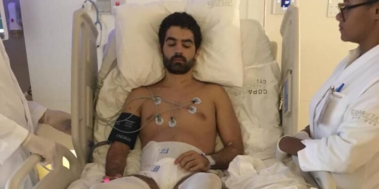 Paciente Bruno Drummond de Freitas (Foto: Divulgação/UFRJ)