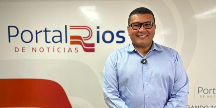 Prefeito de Barcelos, Radinho Alves, do União Brasil (Foto: João Dejacy/Rios de Notícias)