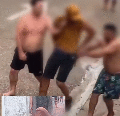 Vídeo suspeito de tentar roubar moto é capturado pela população em Manacapuru