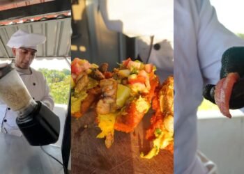 Chef amazonense Magnum Mesquita prepara Acarajé de Bodó (Fotos: Reprodução/Instagram - @mesquitamagnum)