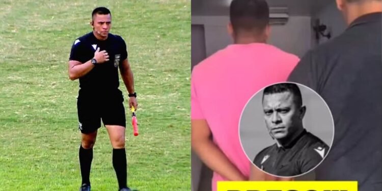 O árbitro assistente Hugo Paixão (Fotos: Reprodução - Instagram - @alecampelo)