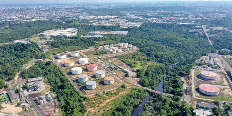 Refinaria da Amazônia, em Manaus (Foto: Reprodução/Ream)