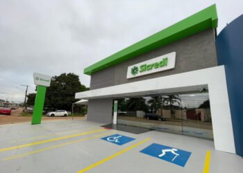 Agência do Sicredi no município de Humaitá, no Amazonas (Foto: Divulgação/Sicredi)
