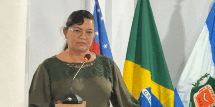 Vereadora Betinha Maciel, do Republicanos de Borba (Foto: Reprodução/TV Câmara)