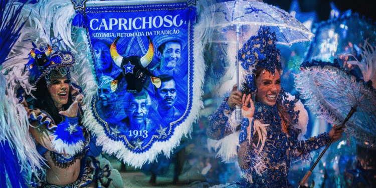 Marcela Marialva, porta-estandarte, e Valentina Cid, sinhazinha da fazenda (Fotos: Arquivo - João Dejacy/Rios de Notícias)