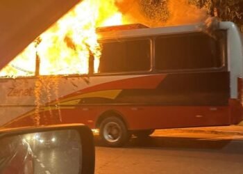 Incêndio Micro Ônibus