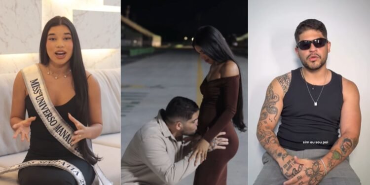 Cada um publicou um vídeo em sua rede social (Fotos: Reprodução/Instagram - @frota_ e @karol_oliveirar)