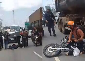 Enquanto filmava um acidente, homem presencia quase outra tragédia em Manaus
