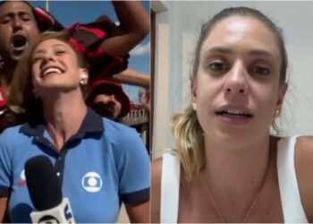 “Foi agressão”, diz repórter da Globo após ter cabelo puxado ao vivo por torcedores