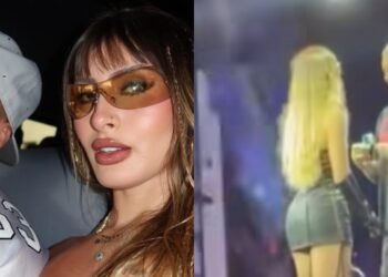 Filipe Ret pede Agatha Sá em casamento durante show em Manaus