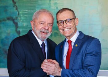Senador Fabiano Contarato e Presidente Lula (Foto: Divulgação/Asessoria)