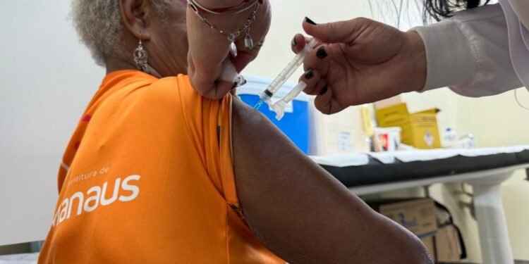 Campanha de vacinação em Manaus