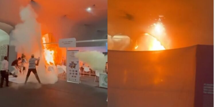 Incêndio interrompe atividades na COP30 e leva à evacuação imediata das instalações