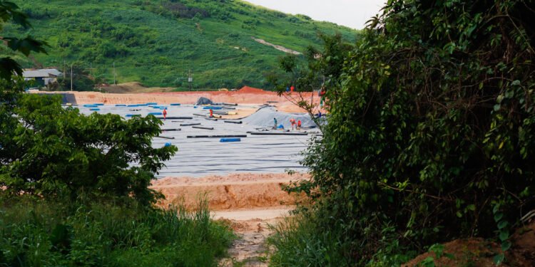 Obras do novo aterro sanitário