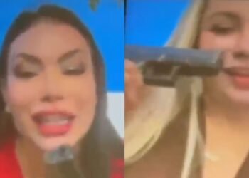 Blogueira Barbara Santos e amiga Carla Priscila (Foto: Divulgação/PC-AM)