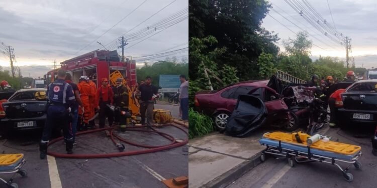 Acidente deste sábado
