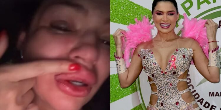 Musa da Aparecida é agredida durante corrida por moto aplicativo em Manaus