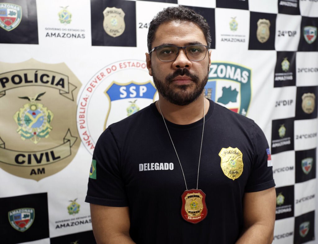 Delegado Marcelo Martins, titular do 24° DIP (Foto: Erlon Rodrigues/PC-AM)