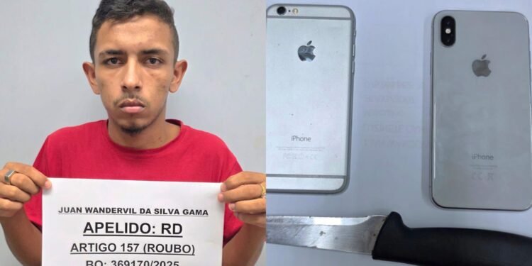 'RD' é preso após roubar e vender celulares na zona Leste de Manaus