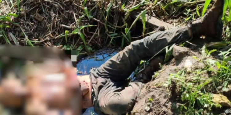 Vítima estava com as mãos amarradas