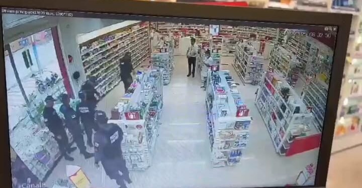 Homem é preso em flagrante após roubar produtos em drogaria na Djalma Batista