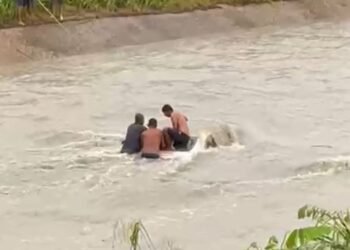 Imagens mostram momentos de tensão durante resgate (Foto: Reprodução/Internet)