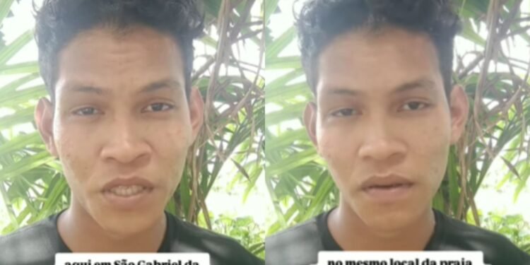 Indígena faz alerta sobre afogamentos no Rio Negro (Foto: